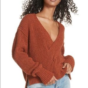 Free People coco Chocolate Chip sweater (XL)